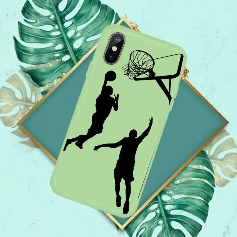 

Baseball Football Tennis Sports Phone Case Candy Color for iPhone 11 12 mini pro XS MAX 8 7 6 6S Plus X SE 2020 XR