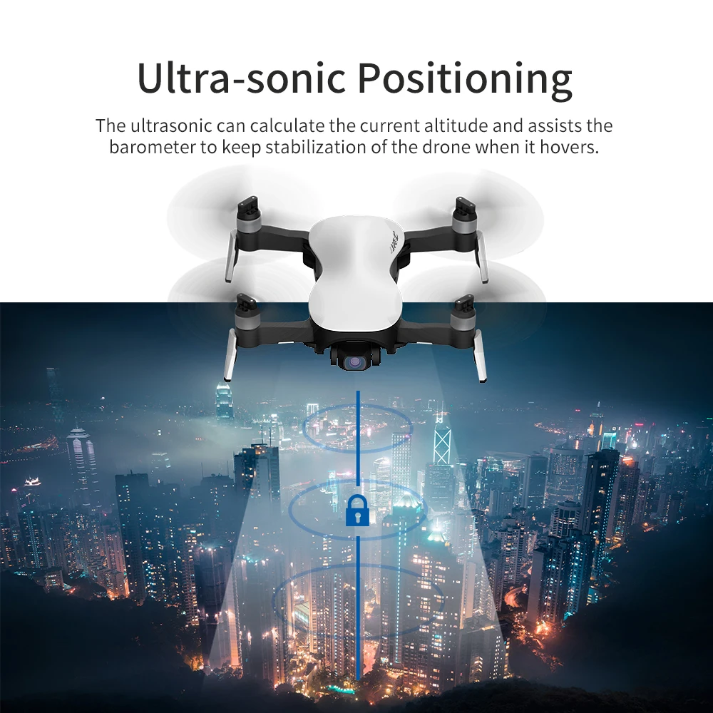 

GPS WiFi FPV RC Drone With 4K HD Zoom Stabilization Camera Brushless Motor Novice Mode Intelligent Control Foldable Quadcopter