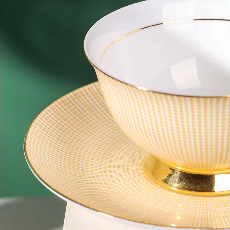 

European bone china coffee cup set British afternoon tea creative men's and women's