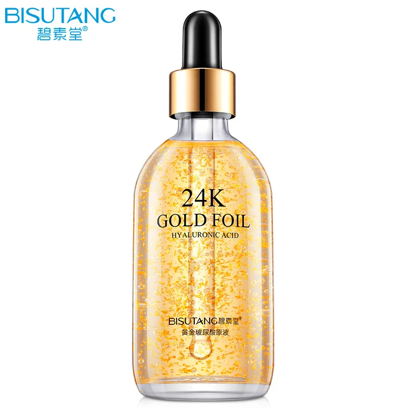 BISUTANG золото Гиалуроновая кислота раствора 24k Золотая эссенция бутылка