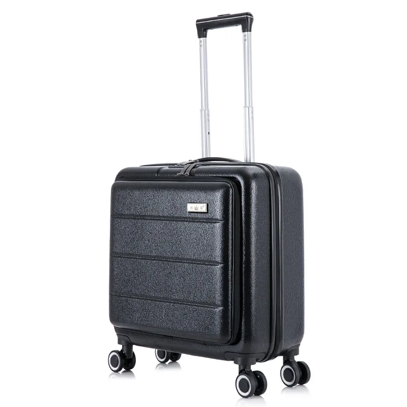 

Front opening cabin 18 inch ultra-light business box suitcases Oxford cloth suitcase Aircraft free of unisex