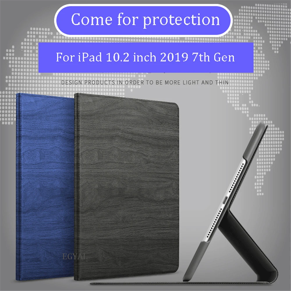 Чехол для нового iPad 2019 10,2 дюйма, для ipad 10,2 дюйма модель A2197 умный чехол Автоматический Режим сна/пробуждения высококачественный защитный чехол