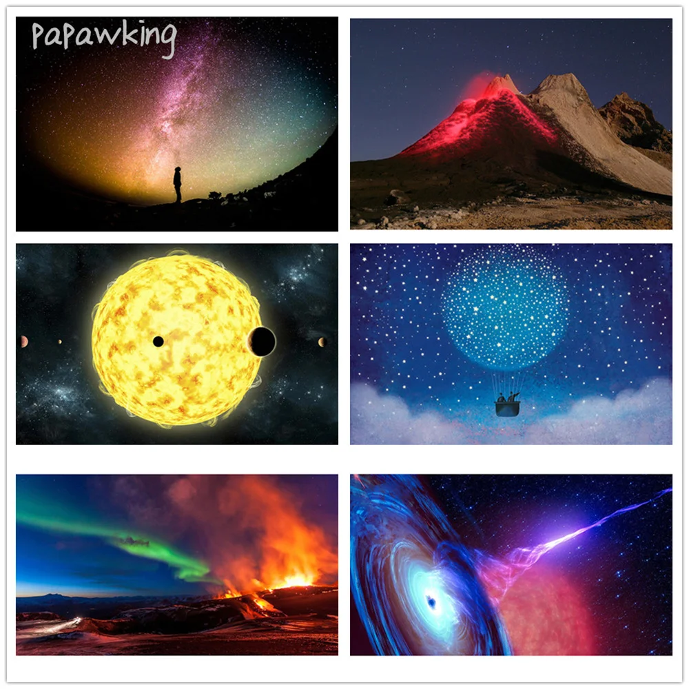

Diy Scenery Diamond Painting Milky Way Planet and Starry Sky Full Drill Art Rhinestone Embroidery Cross Stitch Mosaic Home Decor