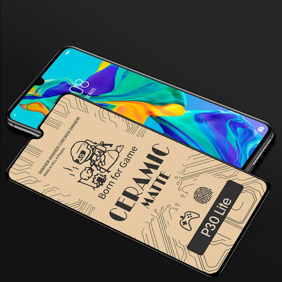 Матовое Защитное стекло для Huawei P40 P20 P30 Lite Mate 30 20 Honor 10 30I 8X 8A 7A 9X Pro | Мобильные