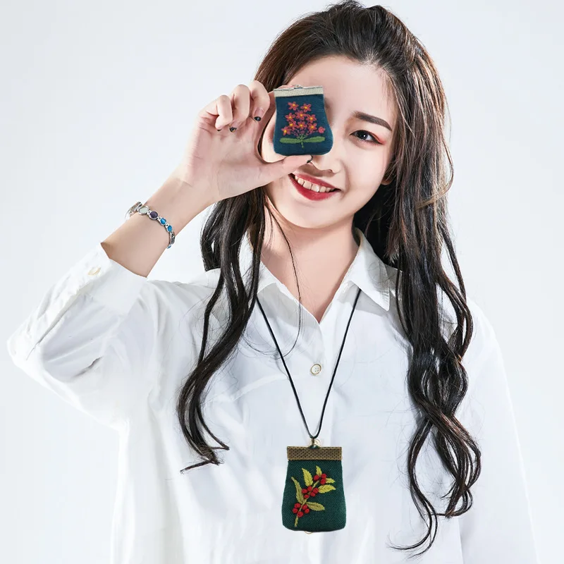 Набор для вышивания ожерелье саше цветок наборы вышивки крестиком с пяльцами