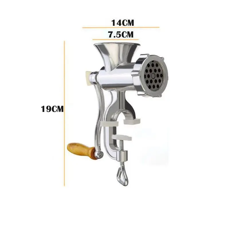 

Manual Meat Grinder & Sausage Stuffer Meat Grinder Mincer Pasta Maker Crank KIMA88