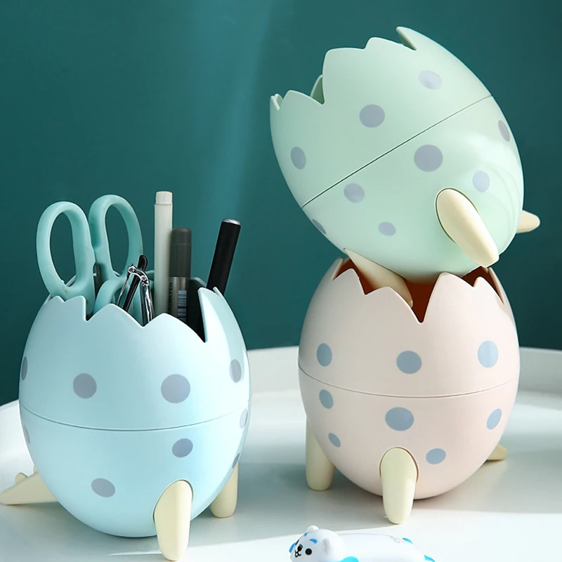 

Creative Cartoon Dinosaur Pen Holder Student Office Dormitory Desktop Large Capacity Multifunctional Stationery Storage BoxLC117