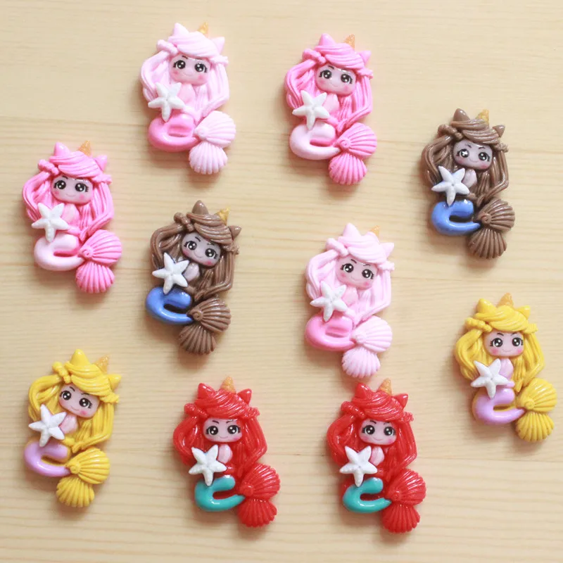 10 шт. с изображениями мультипликационных персонажей смолы полимерные Стразы