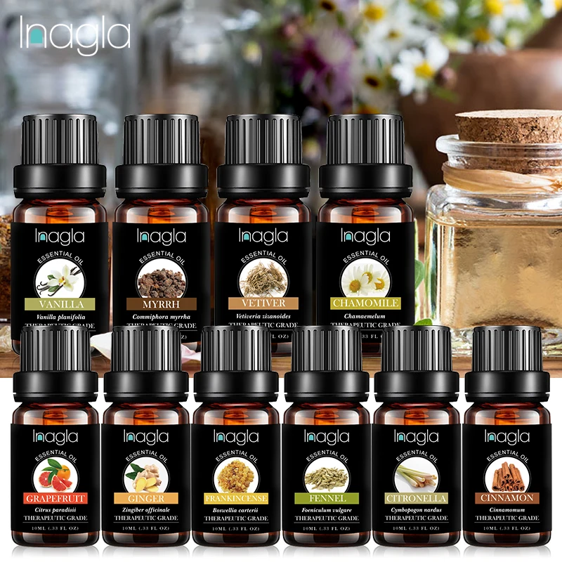 

Inagla MyrrhEssential Oil Water-soluble Fruit Relieve Stress for Humidifier Fragrance Lamp Air Freshening Aromatherapy Oil