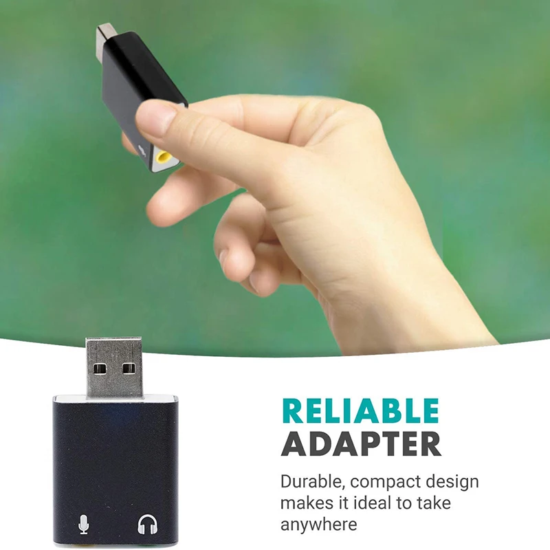 Внешняя звуковая карта с микрофоном TRS на USB 3 5 2 0 мм адаптер для ПК и Mac USB-вход