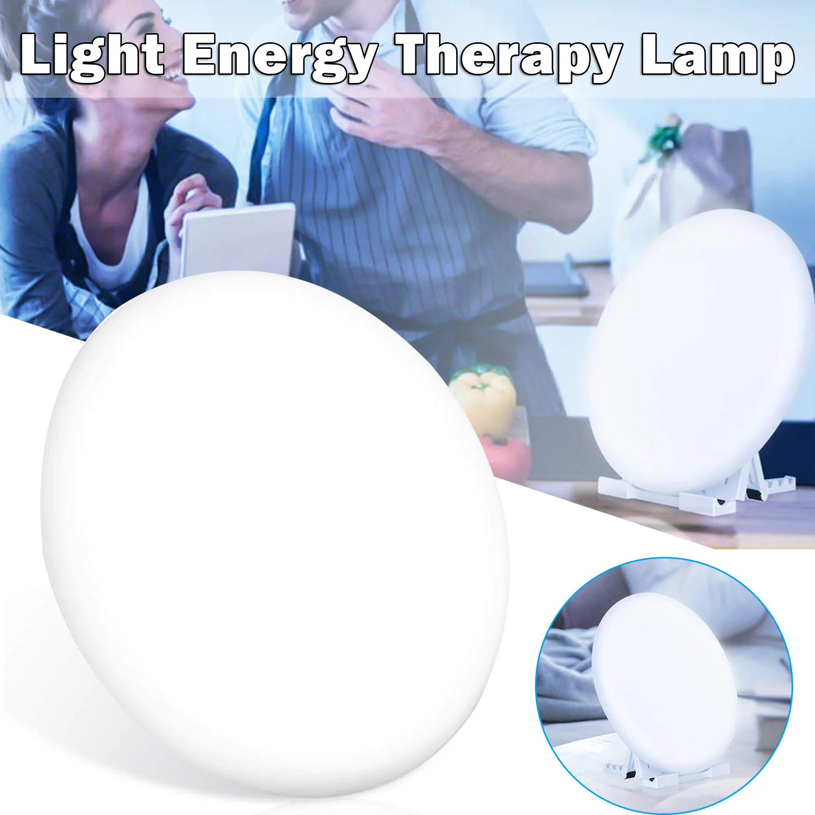 

Happy Sun Lamps Sad Light with Nature Bright UV-Free 10000 Lux LED Touches Control Timer 4 Adjustable Brightness DTT88