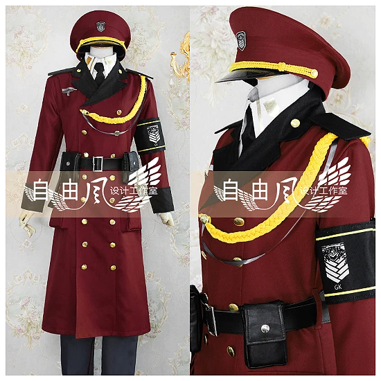 

[Customized] Game Girls Frontline Commander Military Uniform With Hat Unisex Cosplay Costume Halloween Free Shipping 2020 New.
