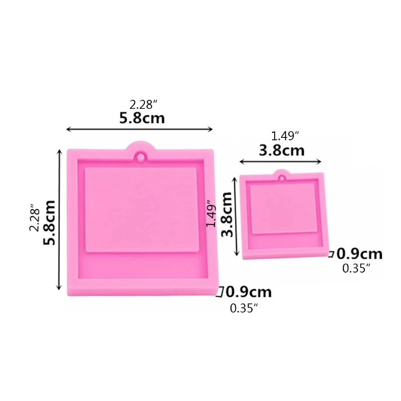 1 комплект фоторамка брелок серьги подвеска искусственная полимерная глина