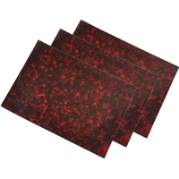 3pcs a4 size 0 71mm pearl red celluloid sheet film 210x297mm for pickguard custom inlays guitar pick luthier