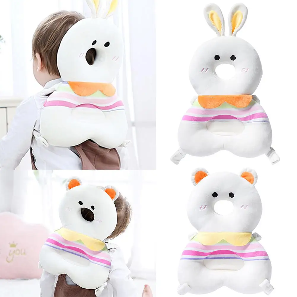 

2 in 1 Large Soft Baby Head Support Pillow Infant Anti-fall Headrest Pillow Newborn Toddler Baby Head Protection Pad Cushion