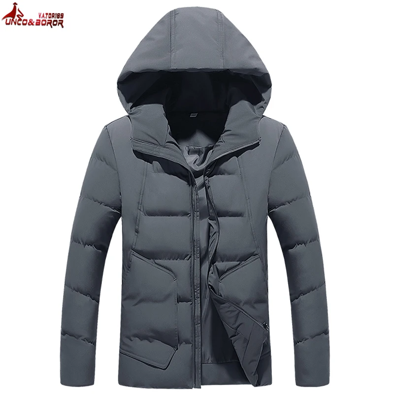 

Plus Size 7XL 8XL Winter varsity Jacket Men Parkas Thicken Warm Coat Mens Solid Color Hoodies Parka Coat Streetwear Men Clothing