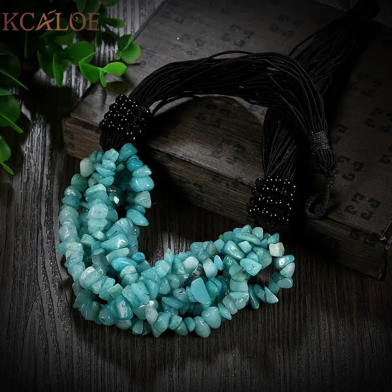 KCALOE красный коралл богемное ожерелье нерегулярный натуральный камень Женская мода Свадебные Чокеры ожерелье s для женщин чокер 45 см