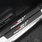 Стайлинг автомобиля, 4 шт., накладка из углеродного волокна на порог, декоративная наклейка для SUBARU STI NBR Challenge, аксессуары для украшения автомобиля