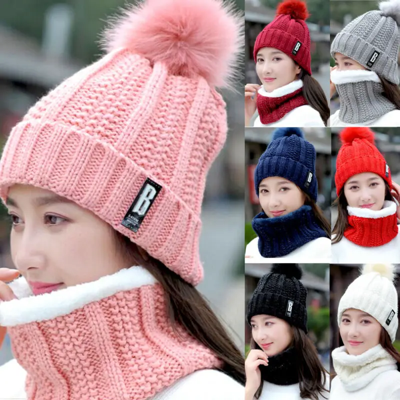 Осенне зимний женский теплый мягкий вязаный костюм из двух предметов|Женские шарфы| |