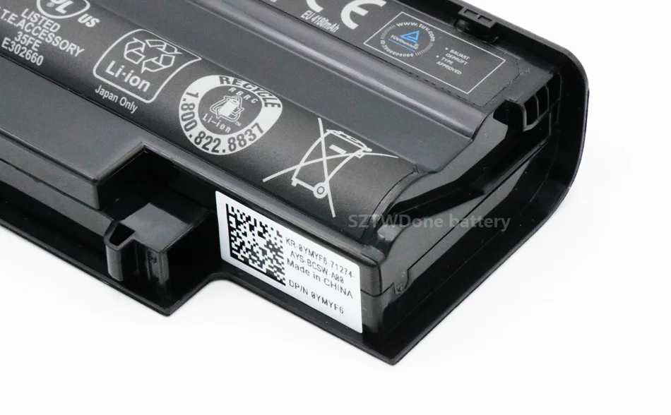 SZTWDone J1KND Аккумулятор для ноутбука DELL M5010 M5030 M511R N3010 N3110 N4010 N4050 N4110 N5010 N5030 N5110 N5040 N5050 N7010 N7110