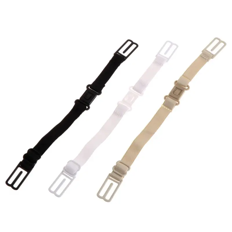 

3 Pcs Upgrade Women Anti Slip Bra Straps Adjustable Holder Belt With Back Clips
