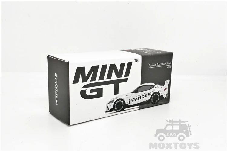 

MINI GT 1:64 Toyota GR Supra Pandem V1.0 LHD/RHDWhite Diecast Model Car