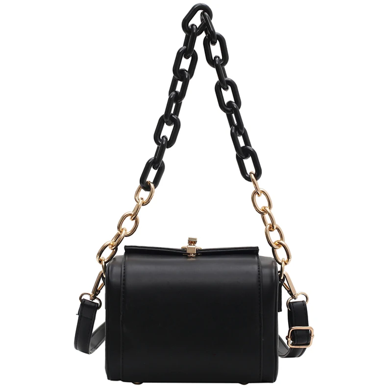 

Minimal design bag female autumn/winter 2021 new fashion cross-body bag versatile portable box web celebrity small square bag