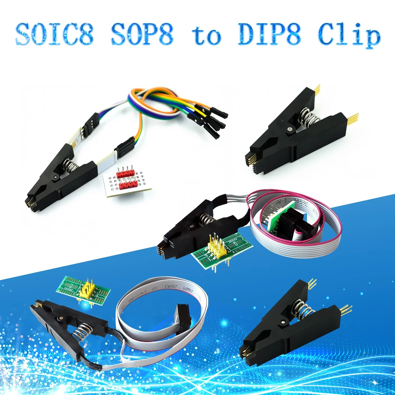 Зажим для проверки SOIC8 SOP8 обновленная версия встроенного программирования EEPROM