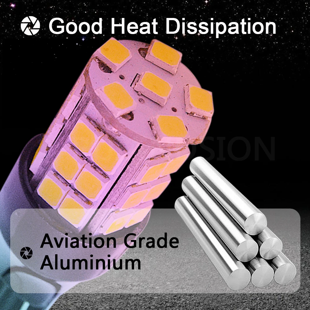 Ruiandsion 4 шт. Вт AC12V 24 в супер яркий T15 W16W 921 33/36 SMD LED 2835 запасной задний фонарь Авто Canbus