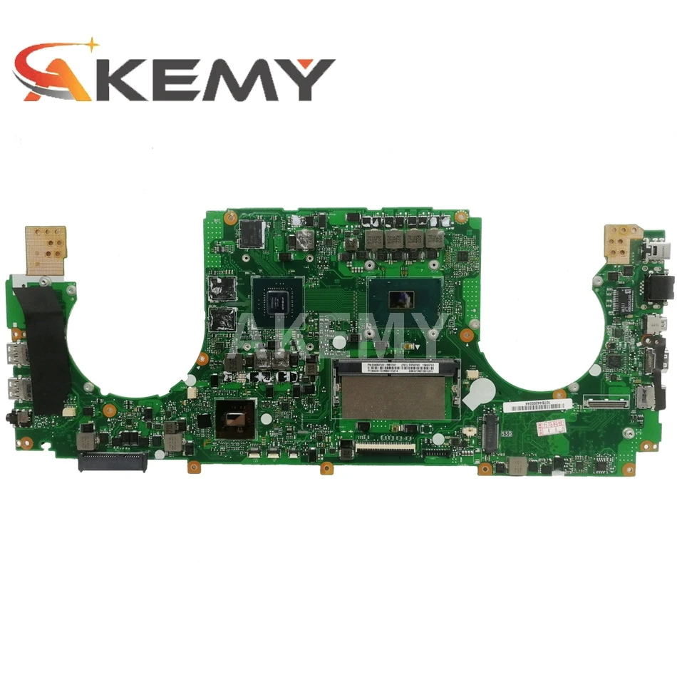 Günstig Akemy Für ASUS FX502VD Laptop Motherboard FX502V Mainboard Test OK I5-7300H Cpu GTX1050TI/2gb 8GB-RAM