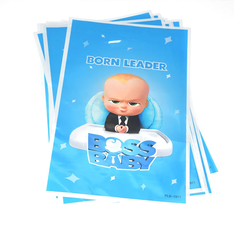 

Kids Favors Baby Shower Supplies Baby Boss Theme Loot Bags Happy Birthday Events Party Decoration Gifts Bags 20pcs/pack