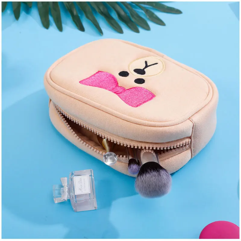 

Cartoon Cosmetic Bags Women Cute Bear Duck Cosmetics Box Case For Girls Make Up Travel Organizer Beauty Toiletry Makeup Pouch