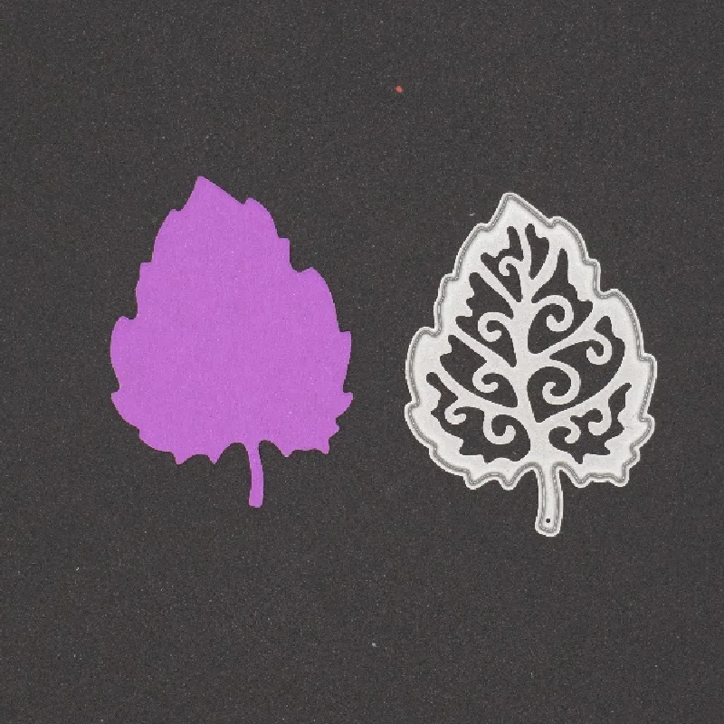 Новый набор листьев и металлические штампы для резки скрапбукинга изготовления