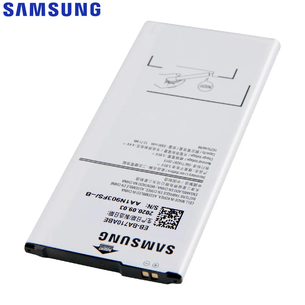 SAMSUNG Original Replacement Battery EB-BA710ABE For Samsung GALAXY A7 2016 A7109 A7100 A710F A710 EB-BA710ABA 3300mAh | Мобильные