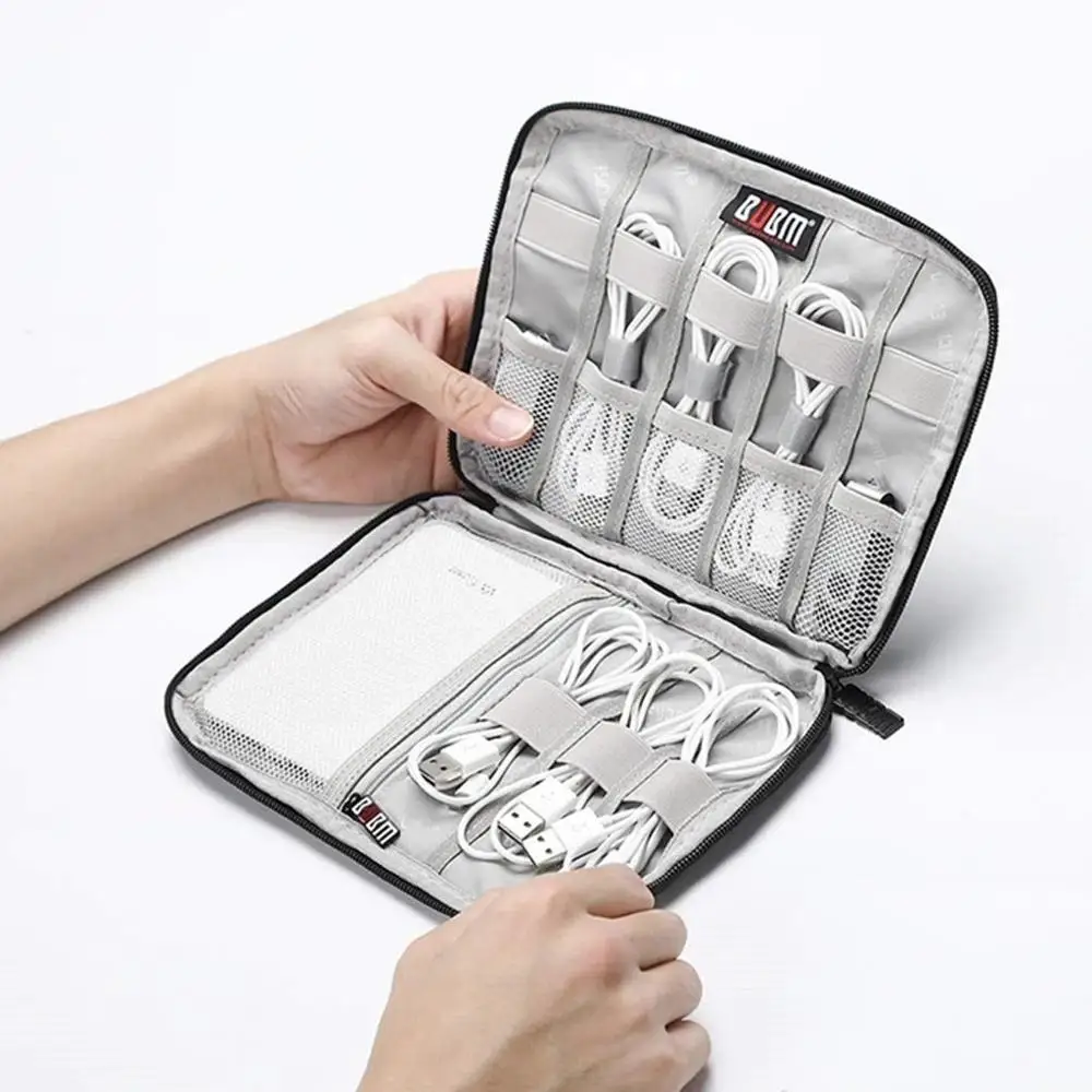 Цифровая сумка для хранения USB органайзер кабеля данных наушников провод ручка