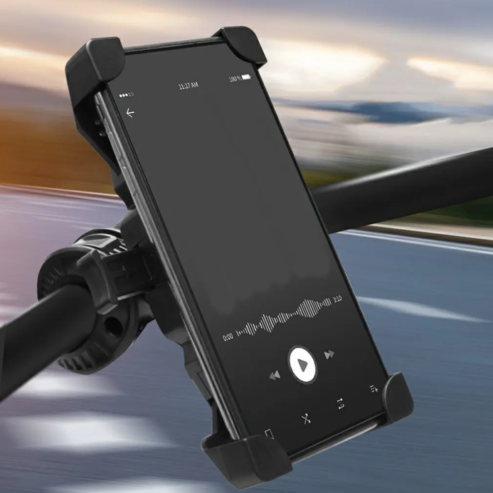 motorcycle bicycle moto bike phone navigation holder support handlebar rearview mirror mount clip bracket for mobile cellphone free global shipping