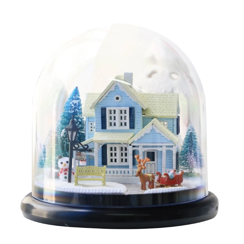 

Dollhouse Miniature with Furniture, DIY House Kit Plus Cover (Nordic Fairy Tale) MOLD