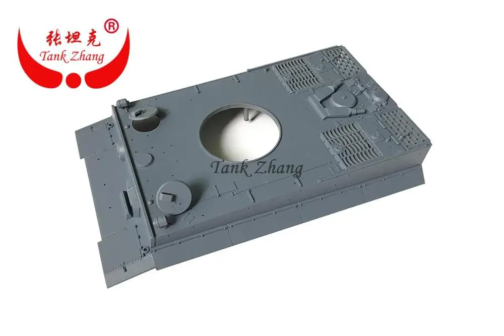 Танк Zhang / Heng Long 1/16 rc 3818 немецкий tiger I запасные части верхняя крышка/башня с