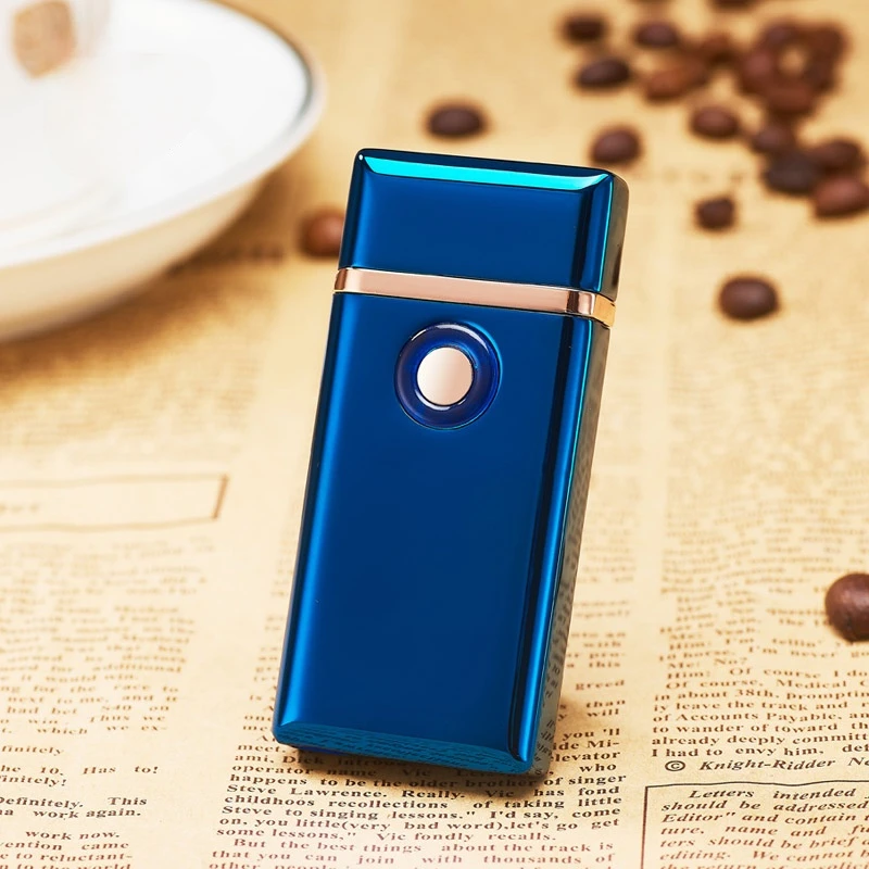 

Gas and Electricity Dual-purpose Heating Wire Inflatable Windproof Lighter USB Rechargeable Cigarette Lighter Electric Lighter