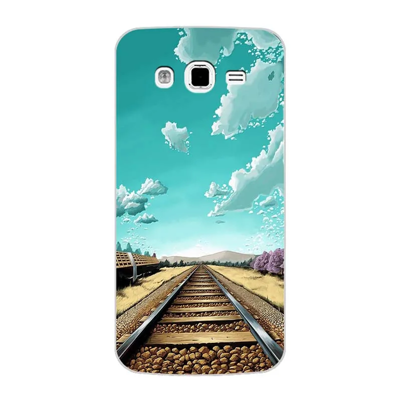 A104 Чехол для телефона samsung Galaxy Grand 2 Duos G7100 G7105 G7106 G 7106 SM-G7102 G7102 G 7102 крышка мультфильм волк Роза телефон оболочка HD - Цвет: A104