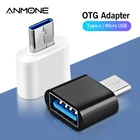 Переходник USB Type-CMicro USB, ANMONE, для Macbook, Samsung, Xiaomi