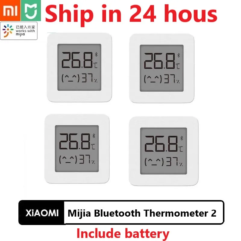 Оригинальный Bluetooth термометр Xiaomi Mijia 2 беспроводной умный электрический цифровой