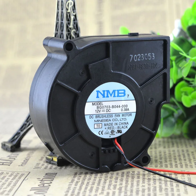 

Spot NMB BG0703-B044-00L 7cm7530 12V Turbo Fan Max Airflow Rate Modified 0.38a