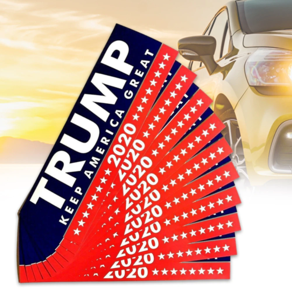 10 шт./компл. Дональд Трамп съемный Стайлинг декоративная наклейка для автомобиля