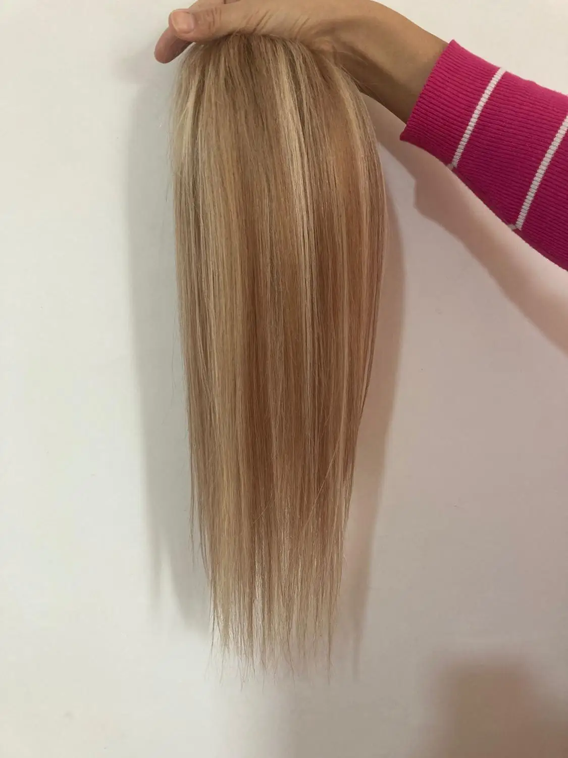 Выделите коричневый и блондинка Цвет Toupee10 20inch прямые подойдет как для