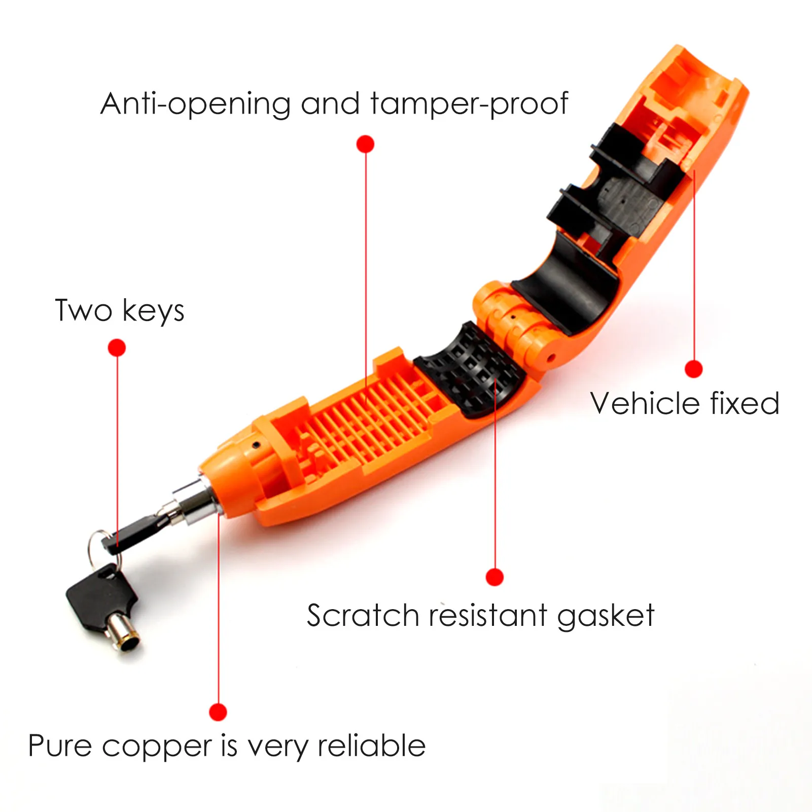 

Motorcycle Grip Lock CNC Security Safety Locks Handlebar Handset Brake Lever Disc Locking Fit Scooter ATV Anti-theft Motor Lock