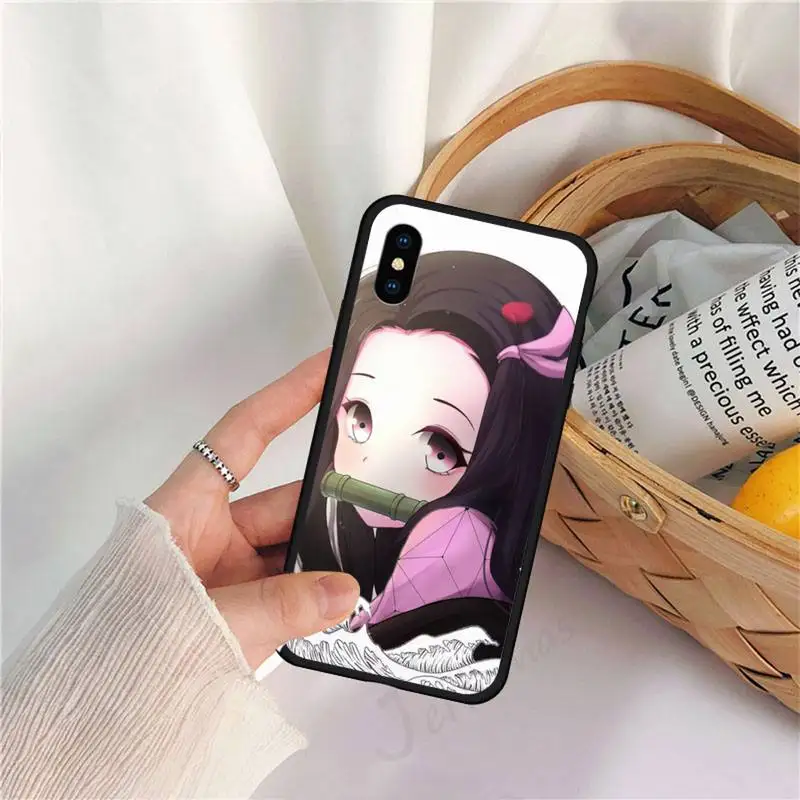 

Kimetsu no Yaiba Japan anime Phone Case for iPhone 11 12 pro XS MAX 8 7 6 6S Plus X 5S SE 2020 XR