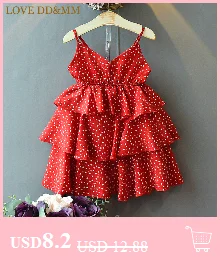 LOVE DD& MM/платья для девочек коллекция года, новая весенняя детская одежда милое однотонное Пышное Платье с круглым вырезом для девочек