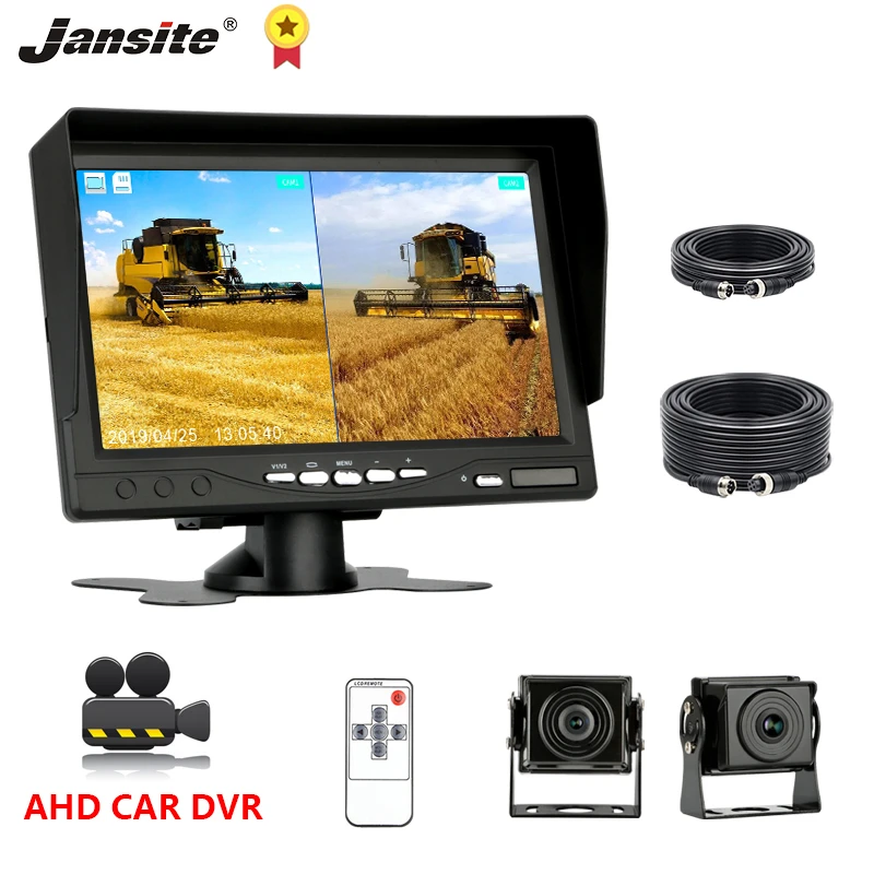 Камера для грузовиков Jansite 7 дюймов AHD видеорегистратор циклическая запись