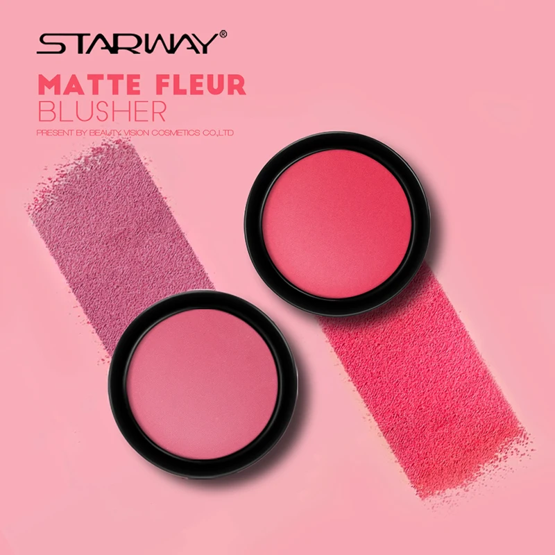 STARWAY 15 цветов румяна макияж Палитра лепестки Щеки Макияж натуральные минералы